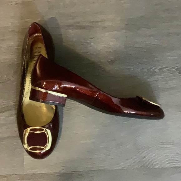 Brand New Franco Sarto Size 7.5 Burgundy Flat Shoes - Picture 2 of 4